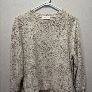 Gilli Beige Patterned Crew Neck Sweater